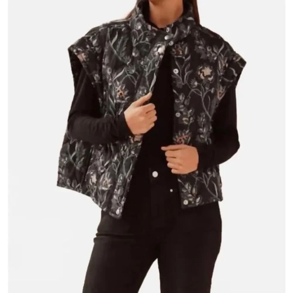 NWT OMIKA Lucah Vest in Sofi Midnight Women’s Sz. L